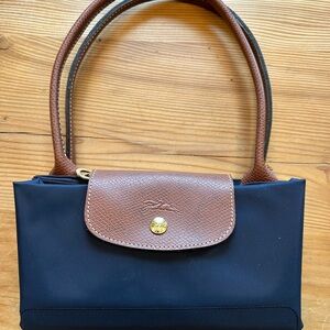 Longchamp navy blue Le Pliage original handbag - new!